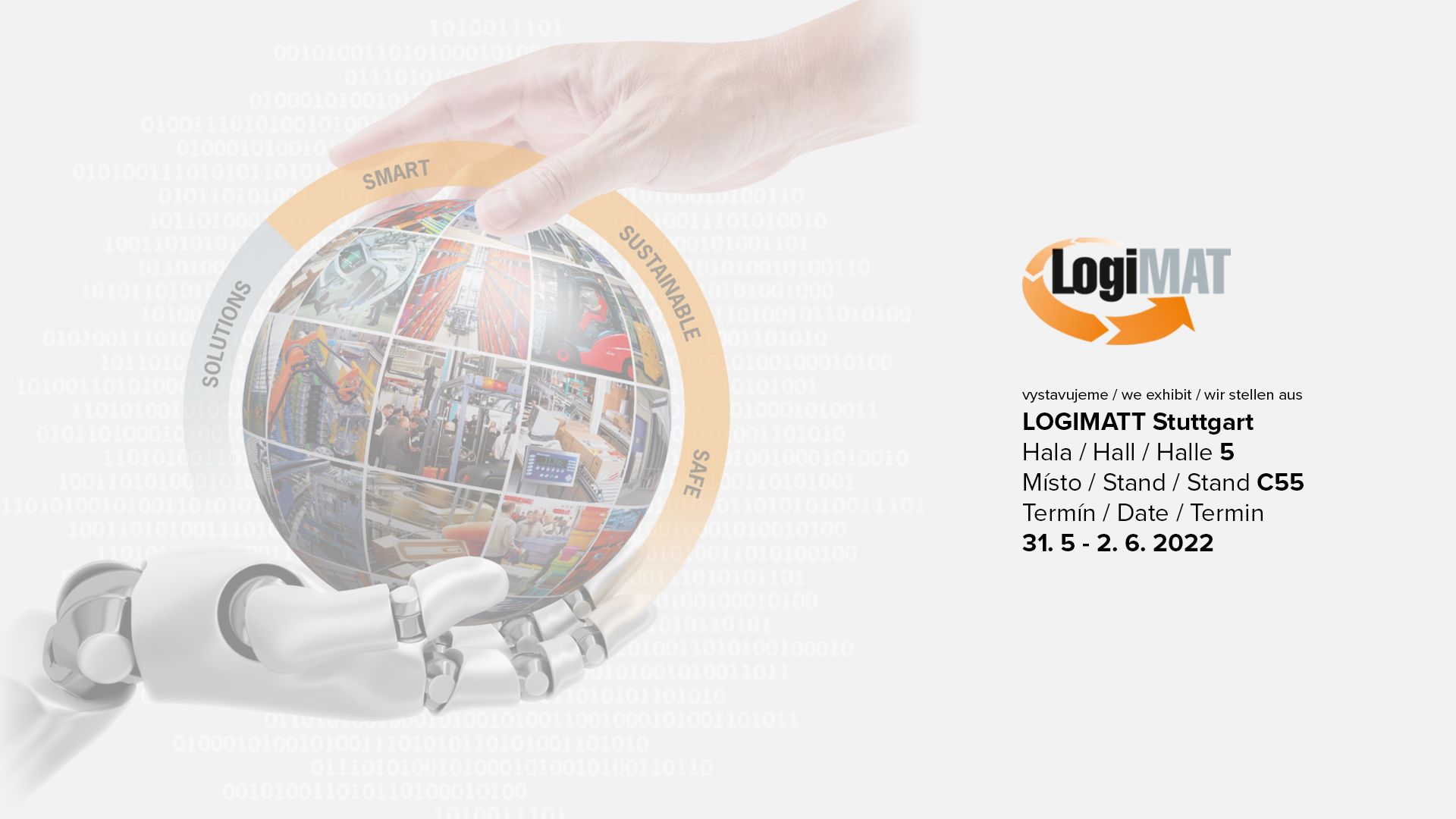 Einladung zur internationalen Fachmesse LogiMAT
